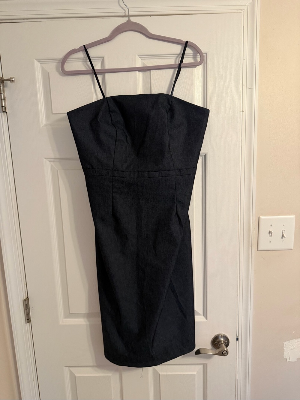 Merona Black Spaghetti-Strap Mini Dress